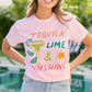 Tequila, Lime, & Sunshine Light Pink Graphic Tee