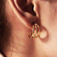 Triple Threat Hoop Earrings