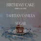Birthday Cake Soy Candle - Clear Jar - 9 oz