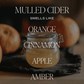 Mulled Cider Soy Candle - Tinted Glass Jar - 12 oz