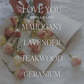 Love You Soy Candle - Clear Jar - 9 oz