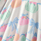 Pastel Pumpkins & Bows Long Sleeve Dress