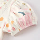 Pink Pumpkin Print Girls Dress