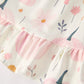 Pink Pumpkin Print Girls Dress
