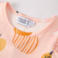 Fun Pumpkin Short Sleeve Girls Dress