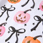 Halloween Printed Children's Top + Pink Gauze Skirt