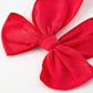 Christmas Red Bow Hairpin
