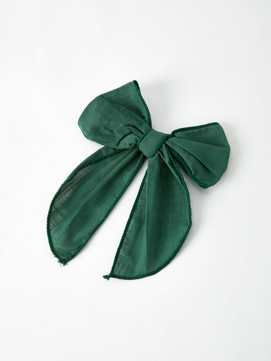 Dark Green Bow