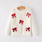Mom & Mini Sequin Bows Sweater