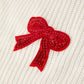 Mom & Mini Sequin Bows Sweater