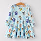 Blue Dog & Friends Girls Dress