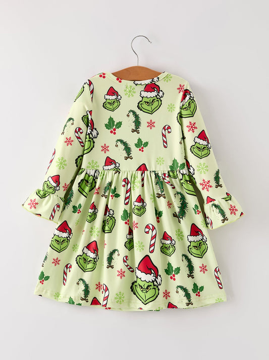 Grinch Candy Cane Dress