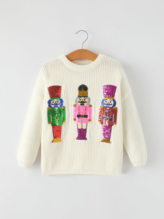 Girls Nutcracker Sweater