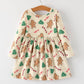 Sweet Holiday Vibes Gingerbread Christmas Dress