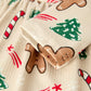 Sweet Holiday Vibes Gingerbread Christmas Dress