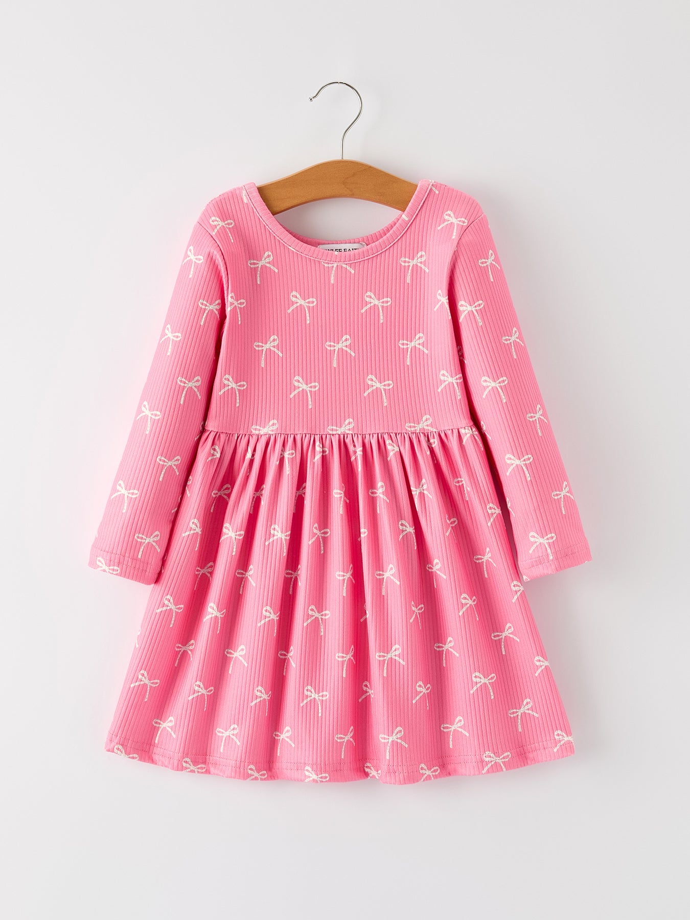 Christmas Bow Girls Dress