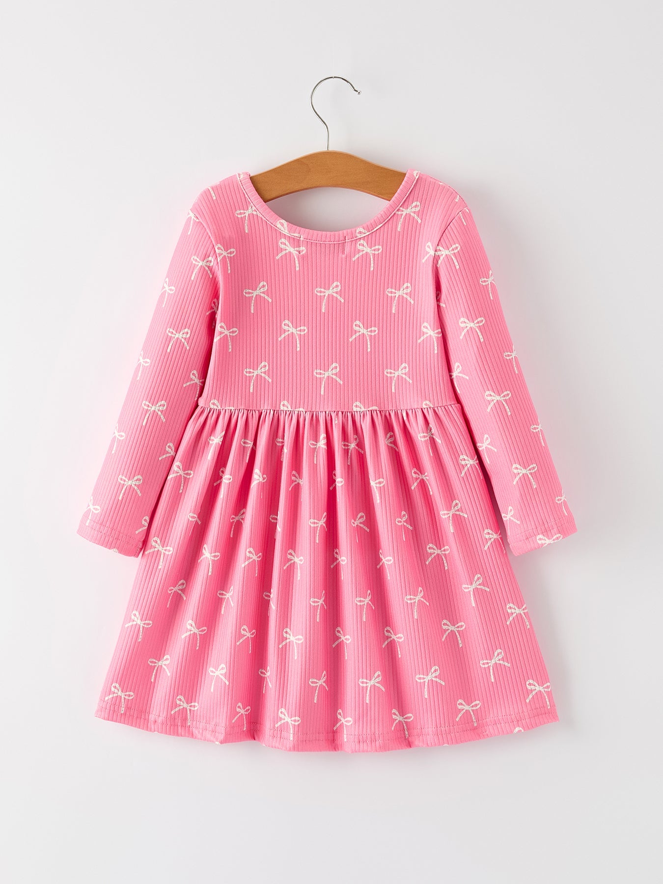 Christmas Bow Girls Dress