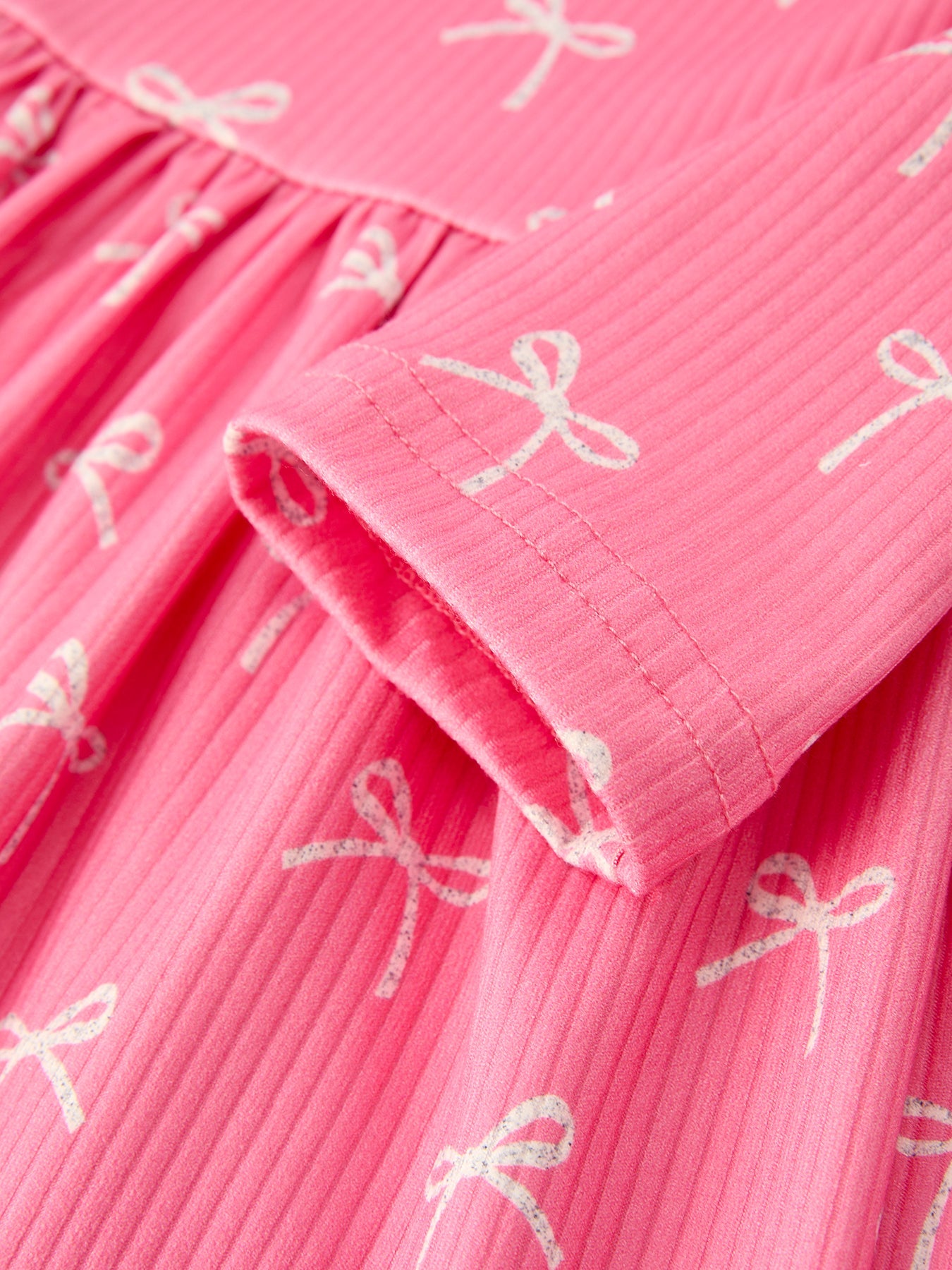 Christmas Bow Girls Dress