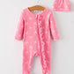 Tiny Bows Pink Zippy Romper with Hat