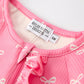 Tiny Bows Pink Zippy Romper with Hat