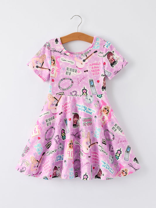 Girls TS Twirly Short sleeves Dress