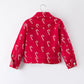 Girls Candy Cane Denim Jacket