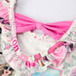 Girls TS Print Ruffle Long Sleeve Dress