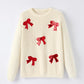 Mom & Mini Sequin Bows Sweater
