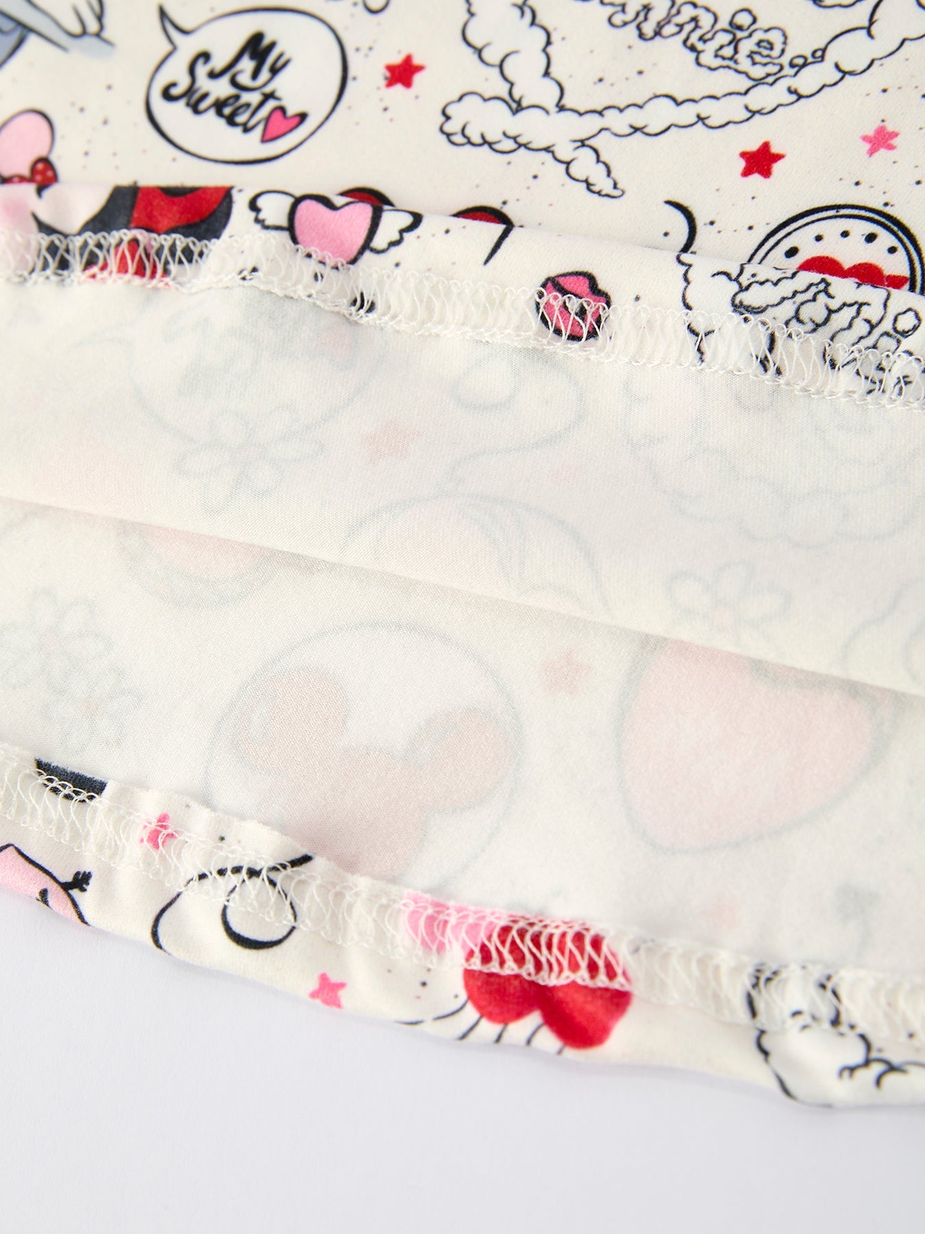 M&M Valentine's Day Girls' Long Sleeve Letter Print Dress