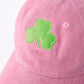 St. Patrick's Day Shamrock Applique Hat For Girls