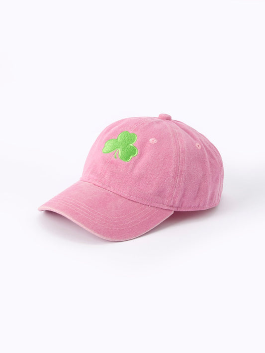 St. Patrick's Day Shamrock Applique Hat For Girls