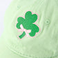 St. Patrick's Day Shamrock Embroidery Hat For Girls