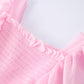 Ombre Ruffle Dress for Girls – Pink Gradient Layers