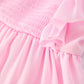 Ombre Ruffle Dress for Girls – Pink Gradient Layers