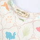 Easter Bunny Print Girls Flutter Sleeve Dress