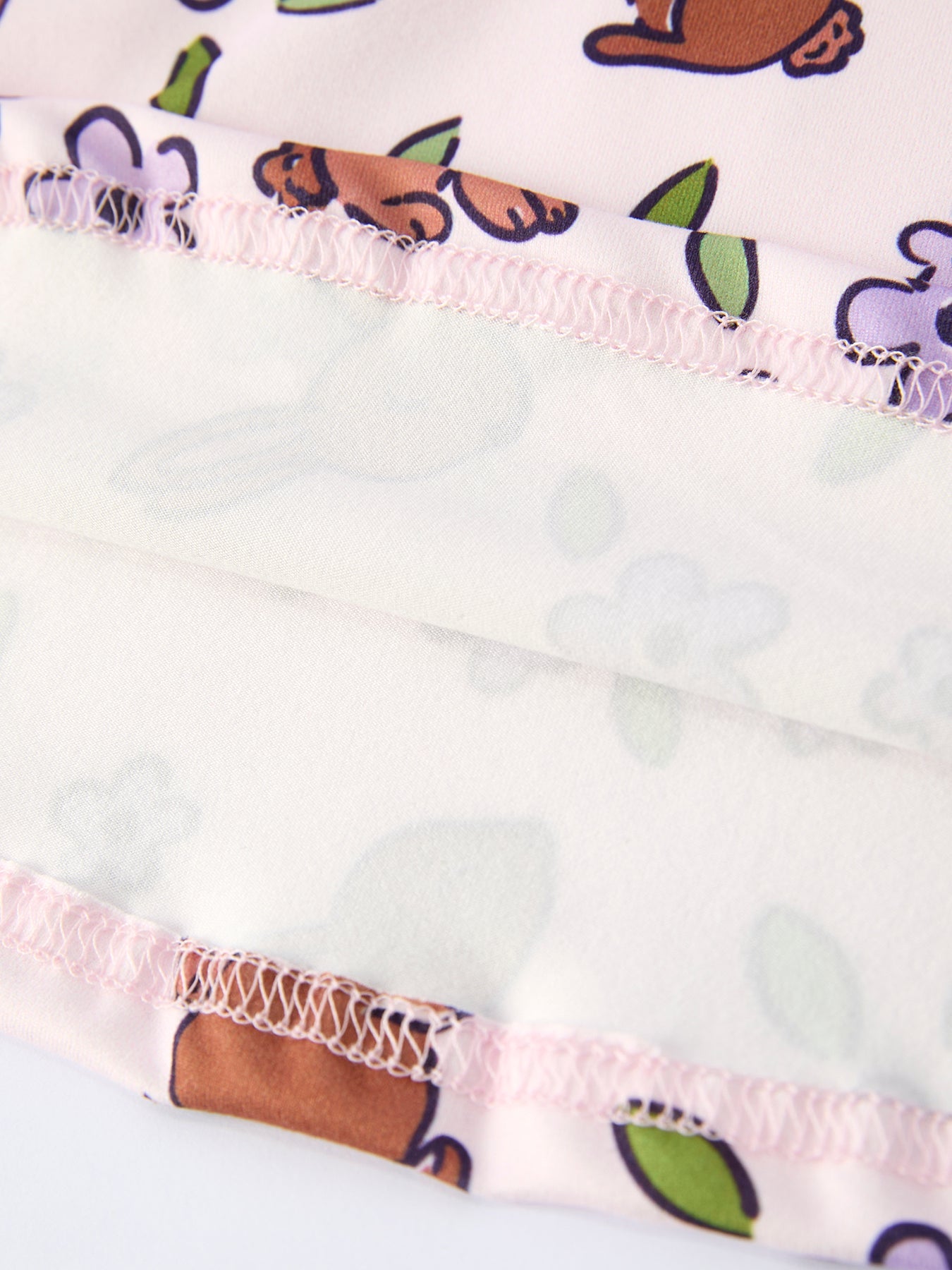 Easter Bunny Purple Floral Print Girls Dress