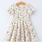 Easter Vintage Bunny Girls Twirl Dress