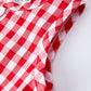 Summer Plaid Smocked Romper