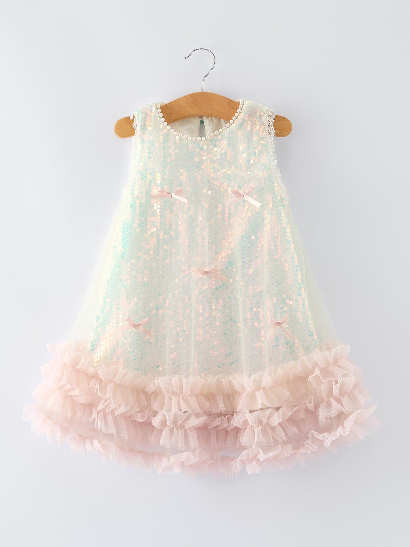 Iridescent Sequin Tulle Dress