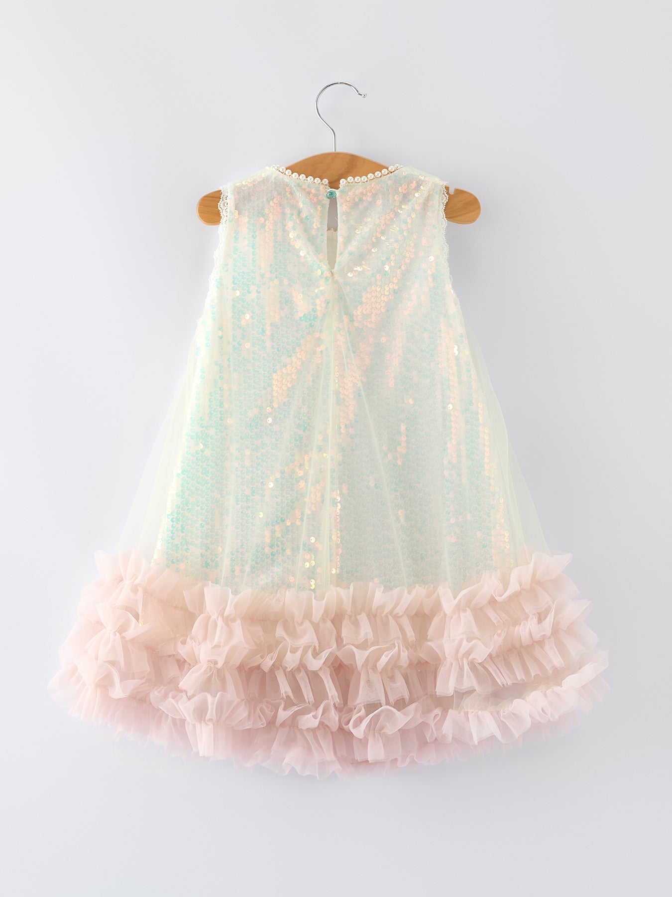 Iridescent Sequin Tulle Dress