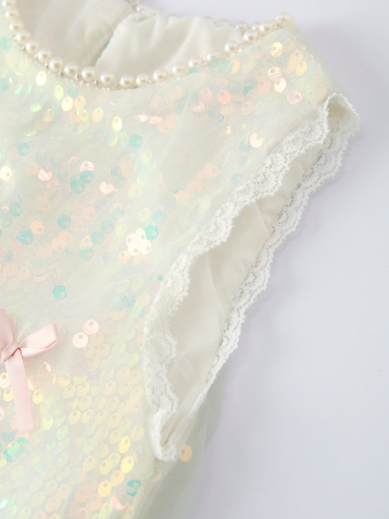 Iridescent Sequin Tulle Dress