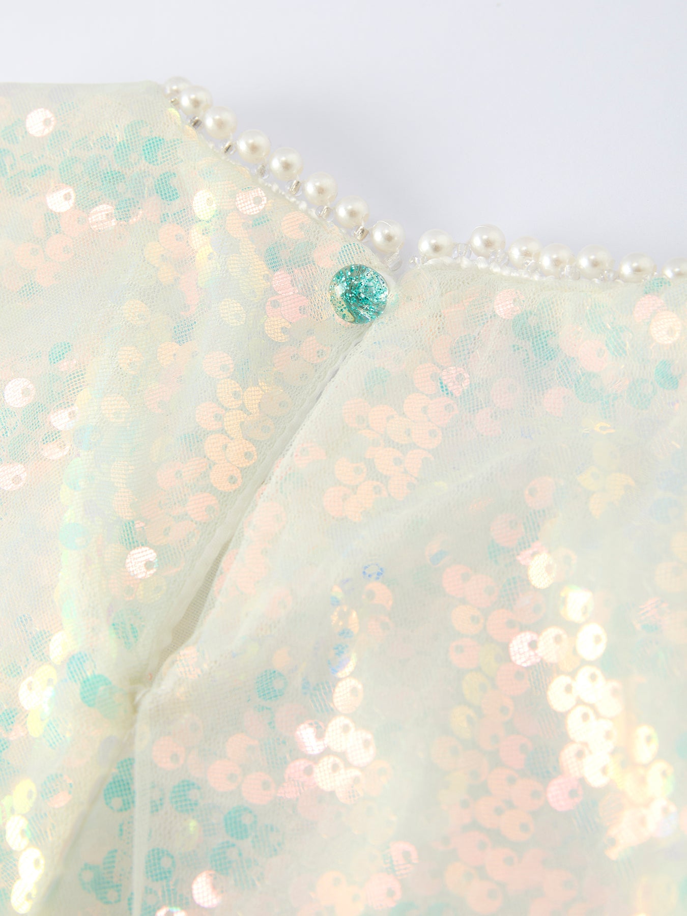 Iridescent Sequin Tulle Dress