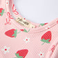 Strawberry Bow Short Sleeves Dress