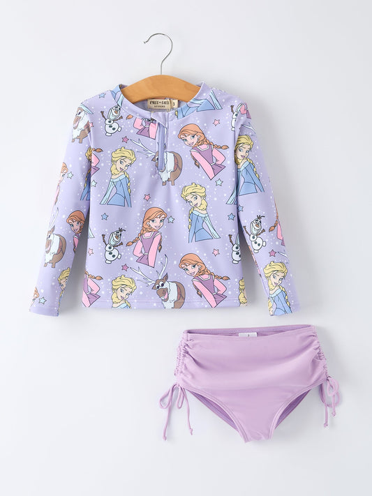 Girls Eternal Winter Long Sleeve Swim Set