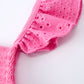 Pink Girl Smocked Ruffle Dress