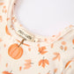 Orange Pumpkin Girls Dress Long Sleeve