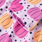 Halloween Pumpkin Print Girls Long Sleeve Twirl Dress