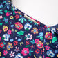 Fall Vintage Wildflower Puff Sleeve Girls Dress