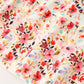 Fall Vintage Floral Puff Sleeve Girls Dress