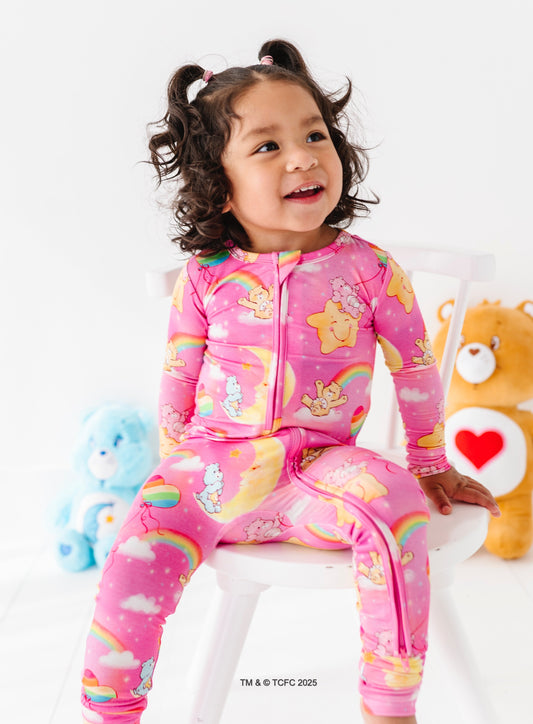 Care Bears Baby™ Pink Stars Convertible Zip Pajama